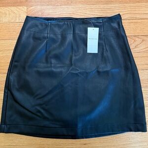 NWT Abercrombie & Fitch Leather Skirt